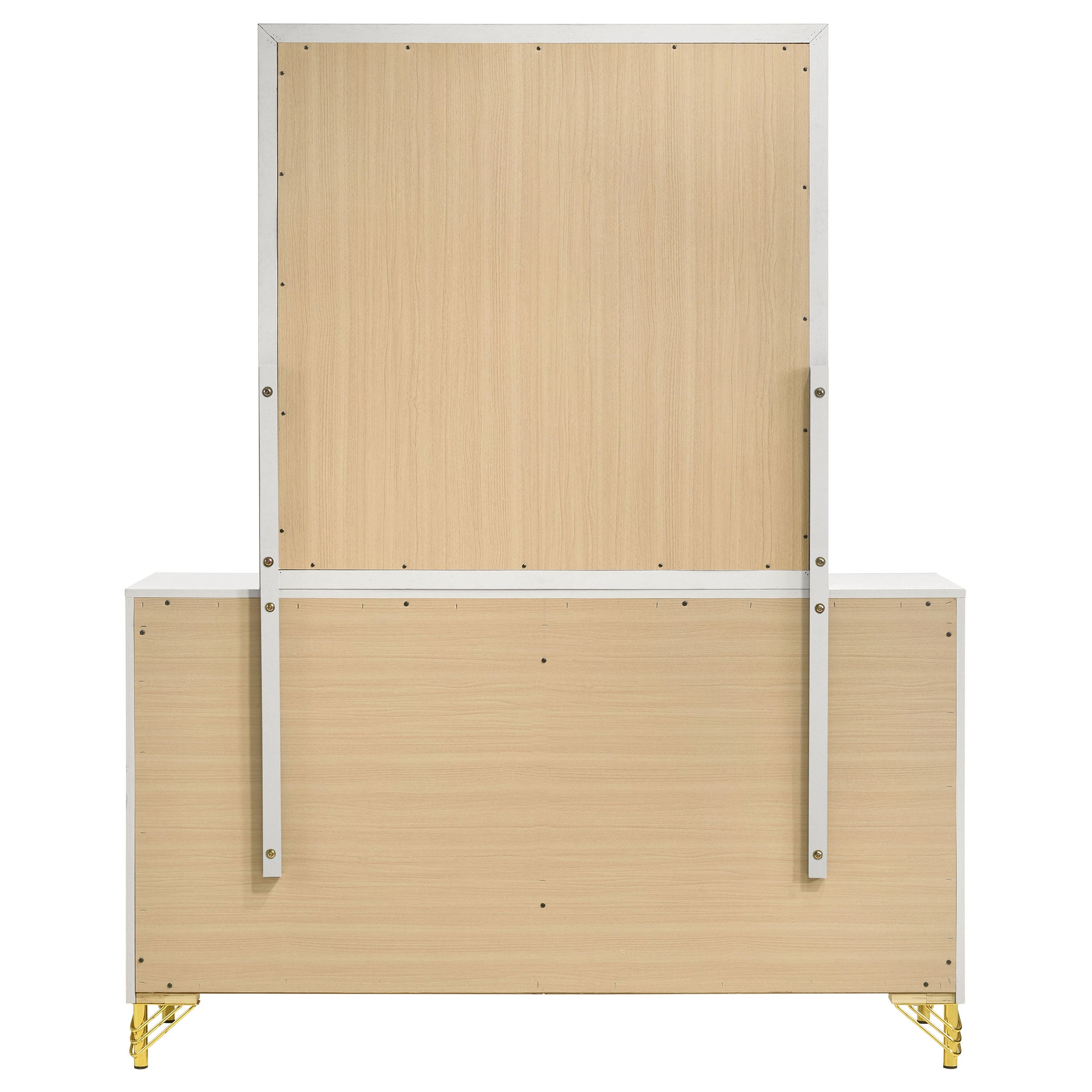 Lucia 6-drawer Dresser Cabinet White