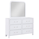 Anastasia 6-drawer Dresser Pearl White