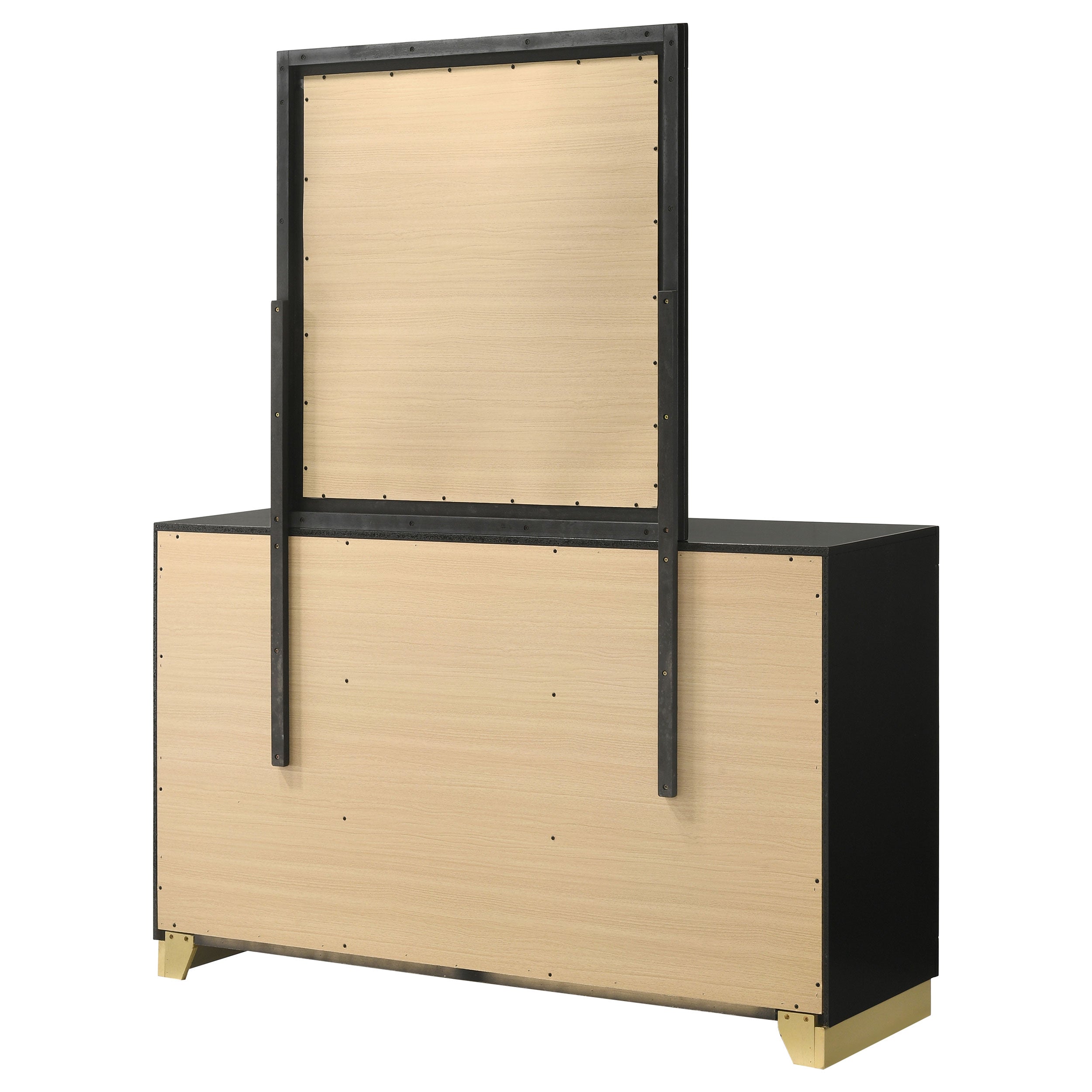 Caraway 6-drawer Dresser Black
