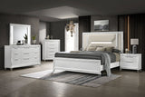 Marmore  California King Bedroom Set White
