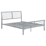 Cooper Metal  Open Frame Bed Silver