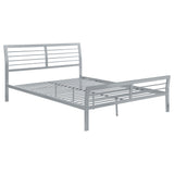 Cooper Metal  Open Frame Bed Silver
