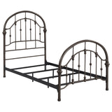 Rowan Metal  Open Frame Bed Dark Bronze