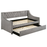 Chatsboro Upholstered  Daybed with Trundle Grey