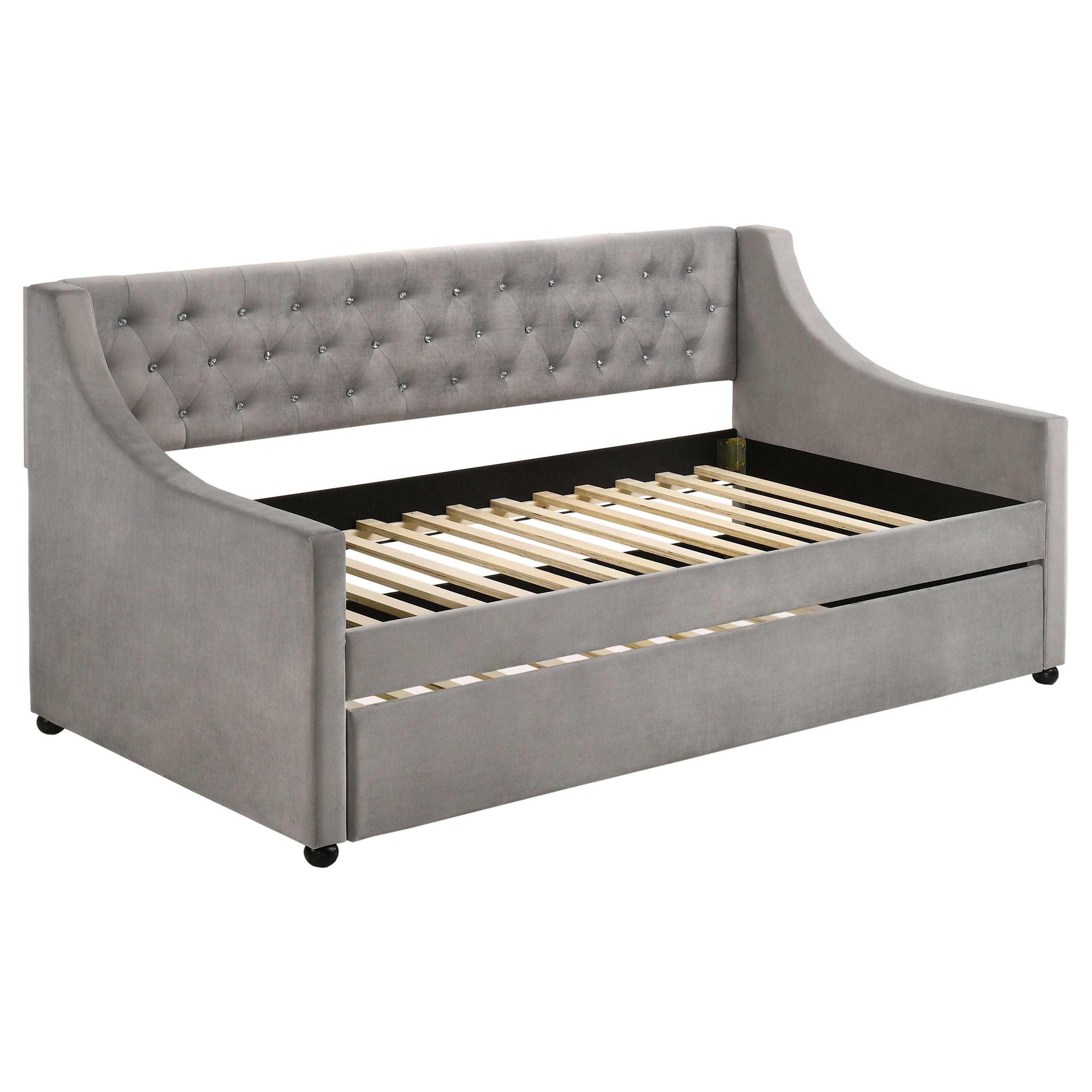 Chatsboro Upholstered  Daybed with Trundle Grey