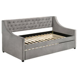 Chatsboro Upholstered  Daybed with Trundle Grey