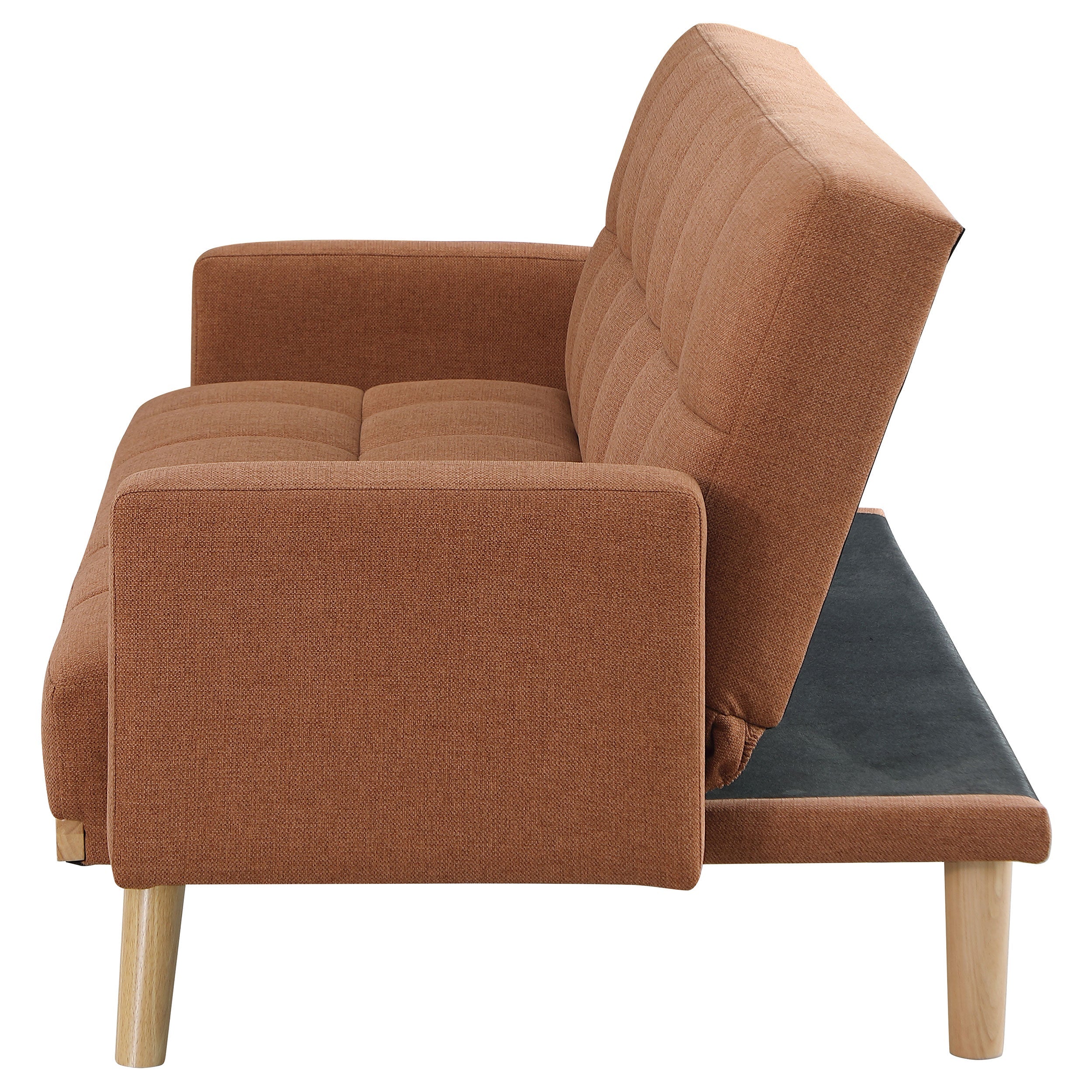 Kourtney Upholstered Tufted Convertible Sofa Bed Sage Green