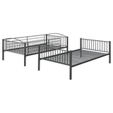 Anson  Over  Bunk Bed Gunmetal