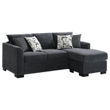 Storey Upholstered Sleeper Sectional Chaise Sofa Camel