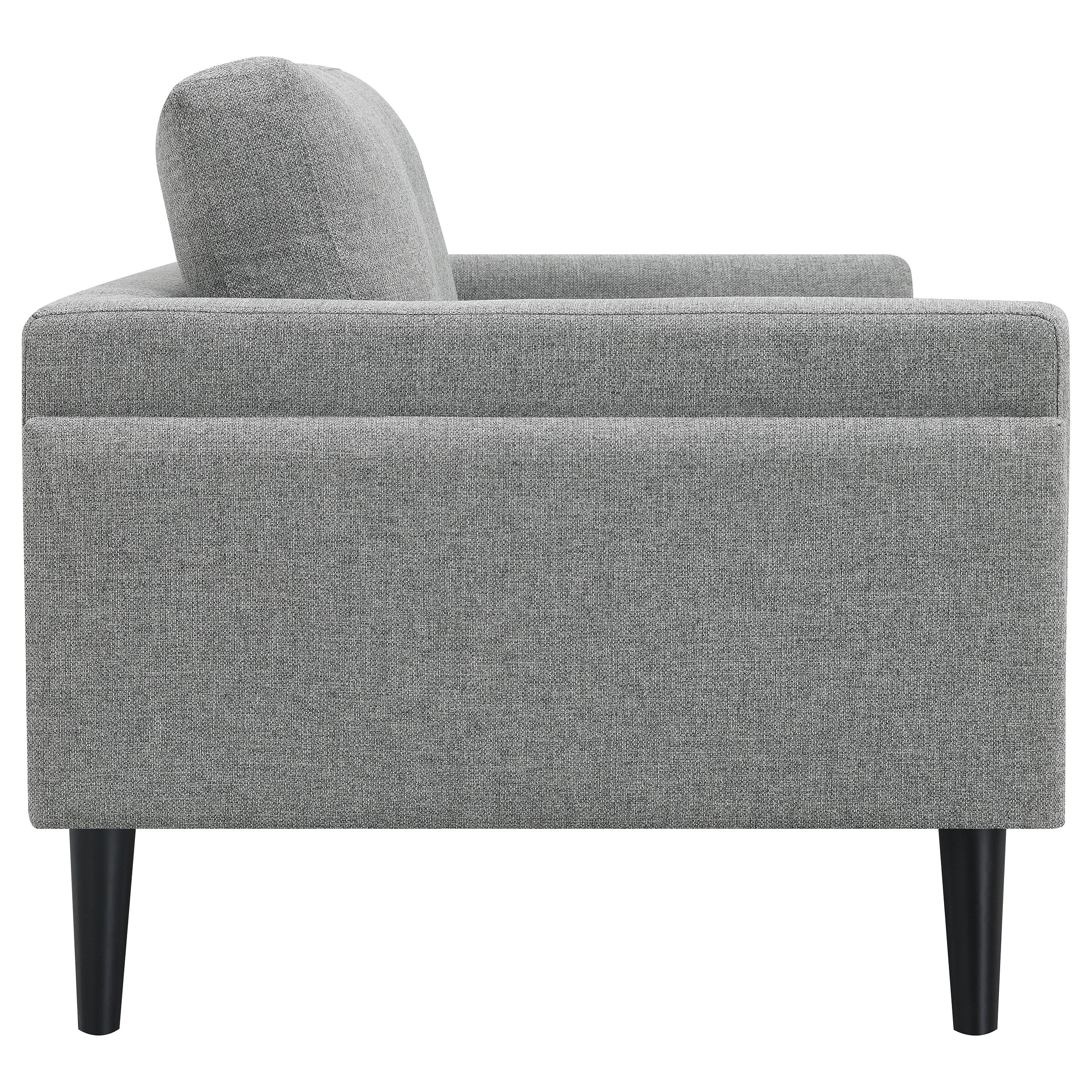 Rilynn  Upholstered Track Arm Sofa Set Brown