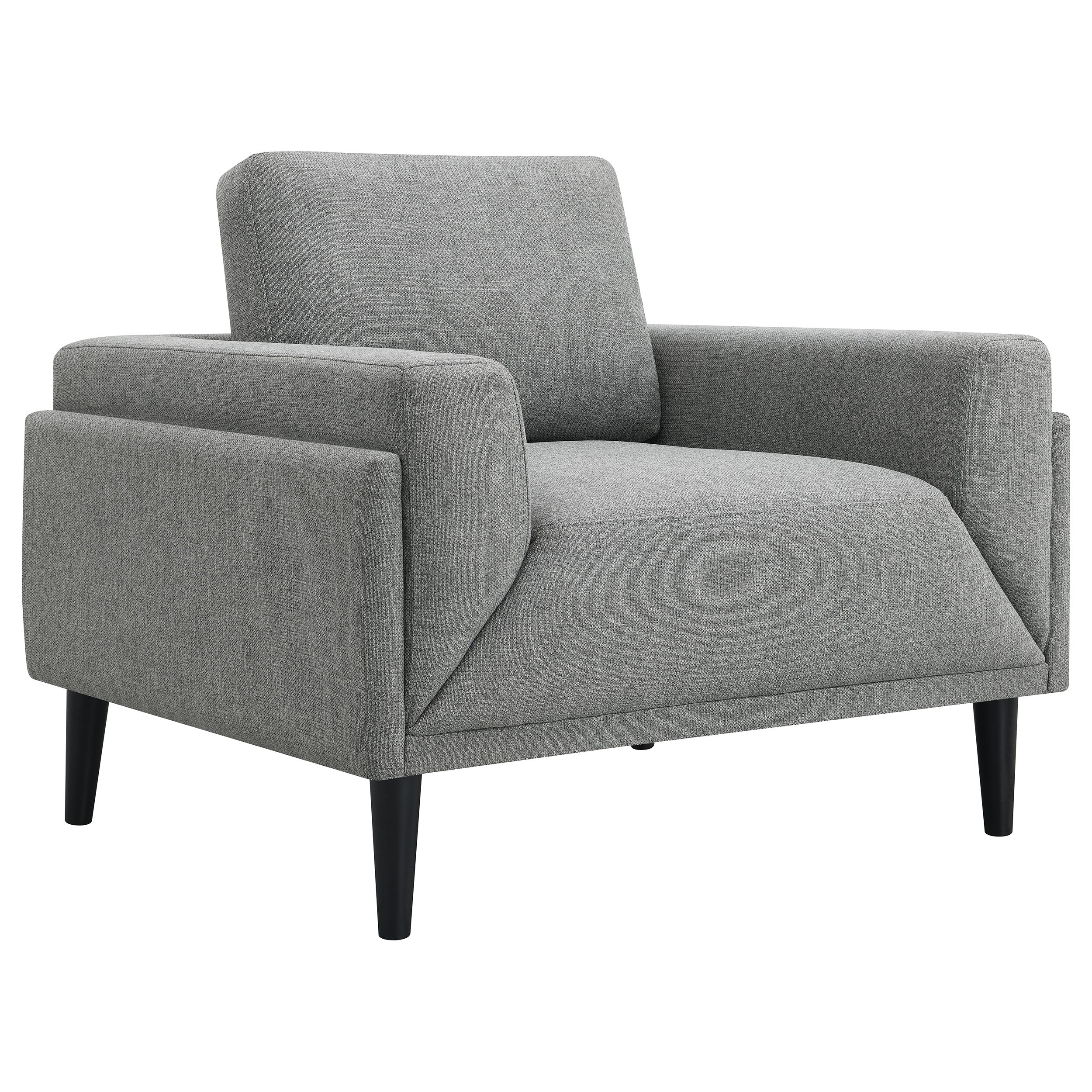 Rilynn  Upholstered Track Arm Sofa Set Brown