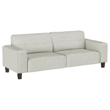 Deerhurst Upholstered Track Arm Tufted Sofa Charcoal