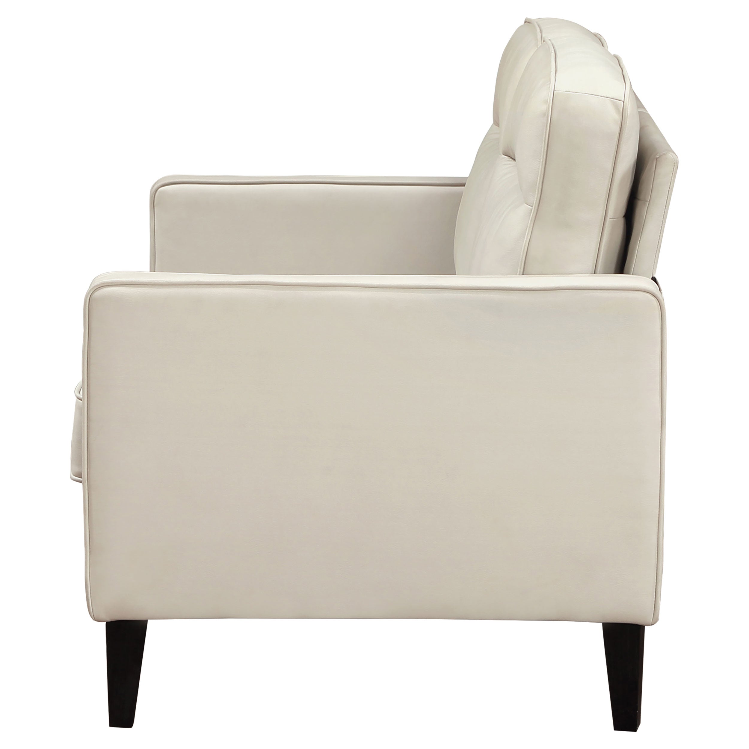 Jonah Upholstered Track Arm Loveseat Green