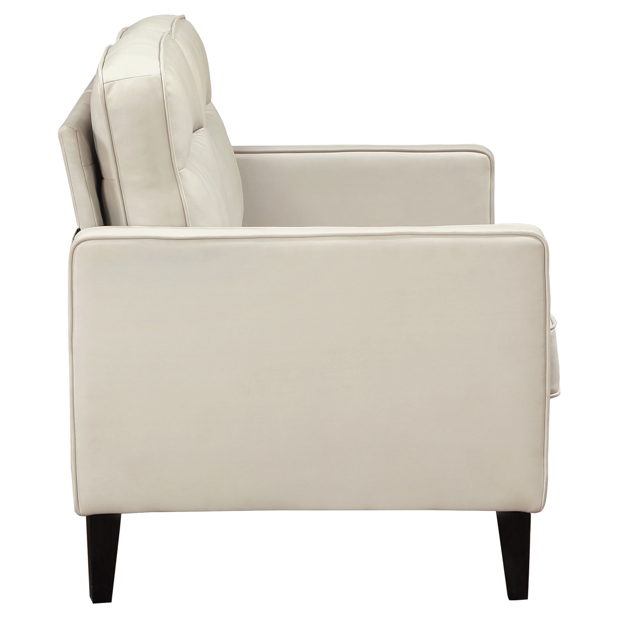 Jonah Upholstered Track Arm Loveseat Green