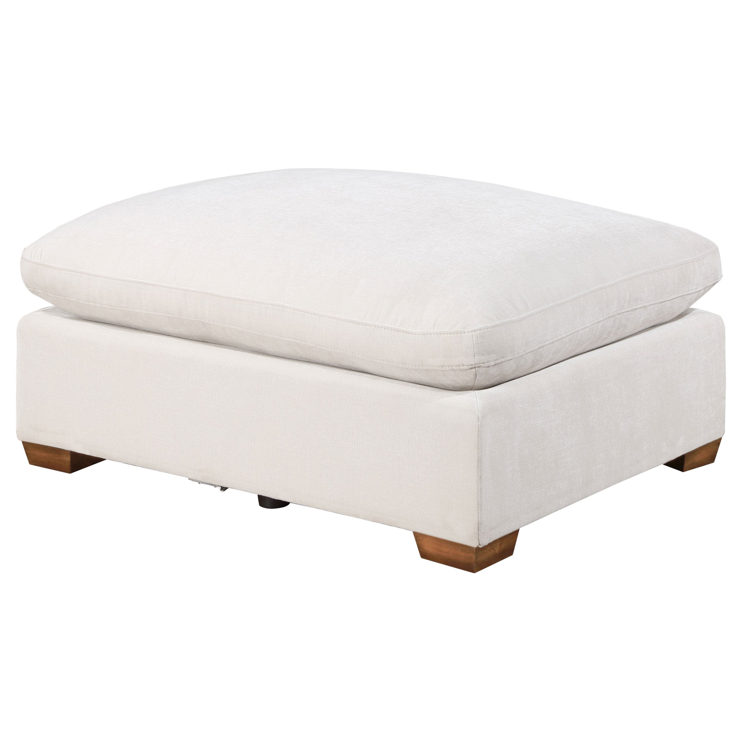 Lakeview Rectangular Upholstered Ottoman Dark Chocolate