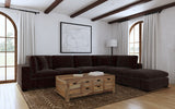 Lakeview  Upholstered Modular Sectional Chocolate