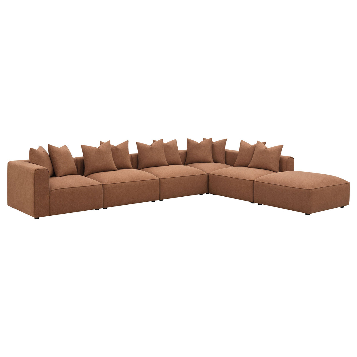 Jennifer  Upholstered Modular Sectional Grey