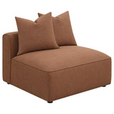 Jennifer Upholstered Armless Chair Grey