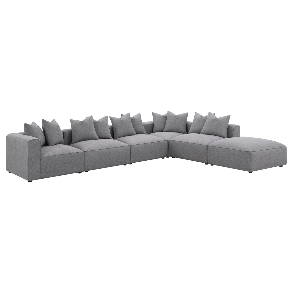 Jennifer  Upholstered Modular Sectional Grey