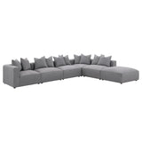 Jennifer  Upholstered Modular Sectional Grey