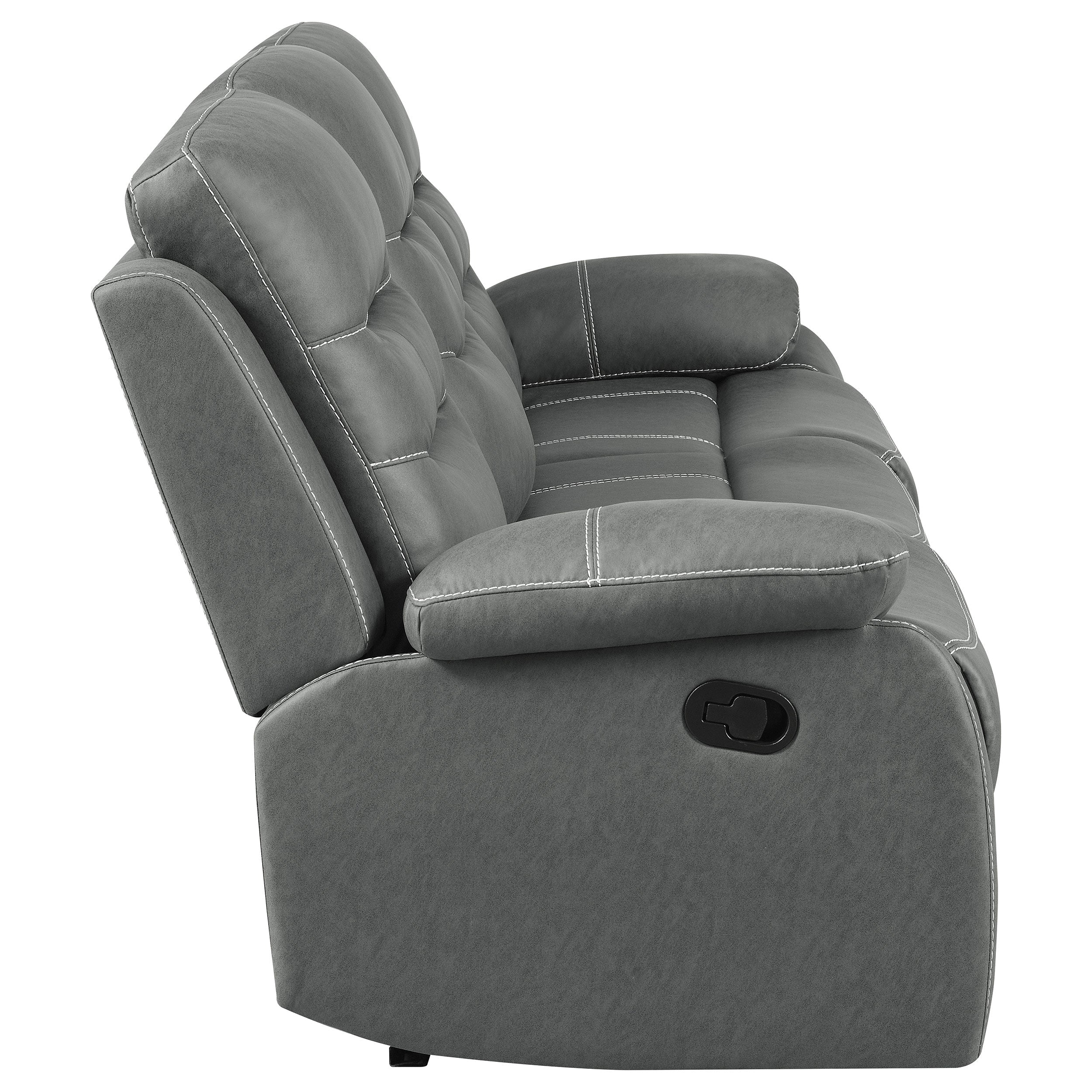 Nolan  Upholstered Sofa Set Charcoal