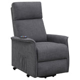 Herrera Upholstered Power Lift Massage Chair Beige