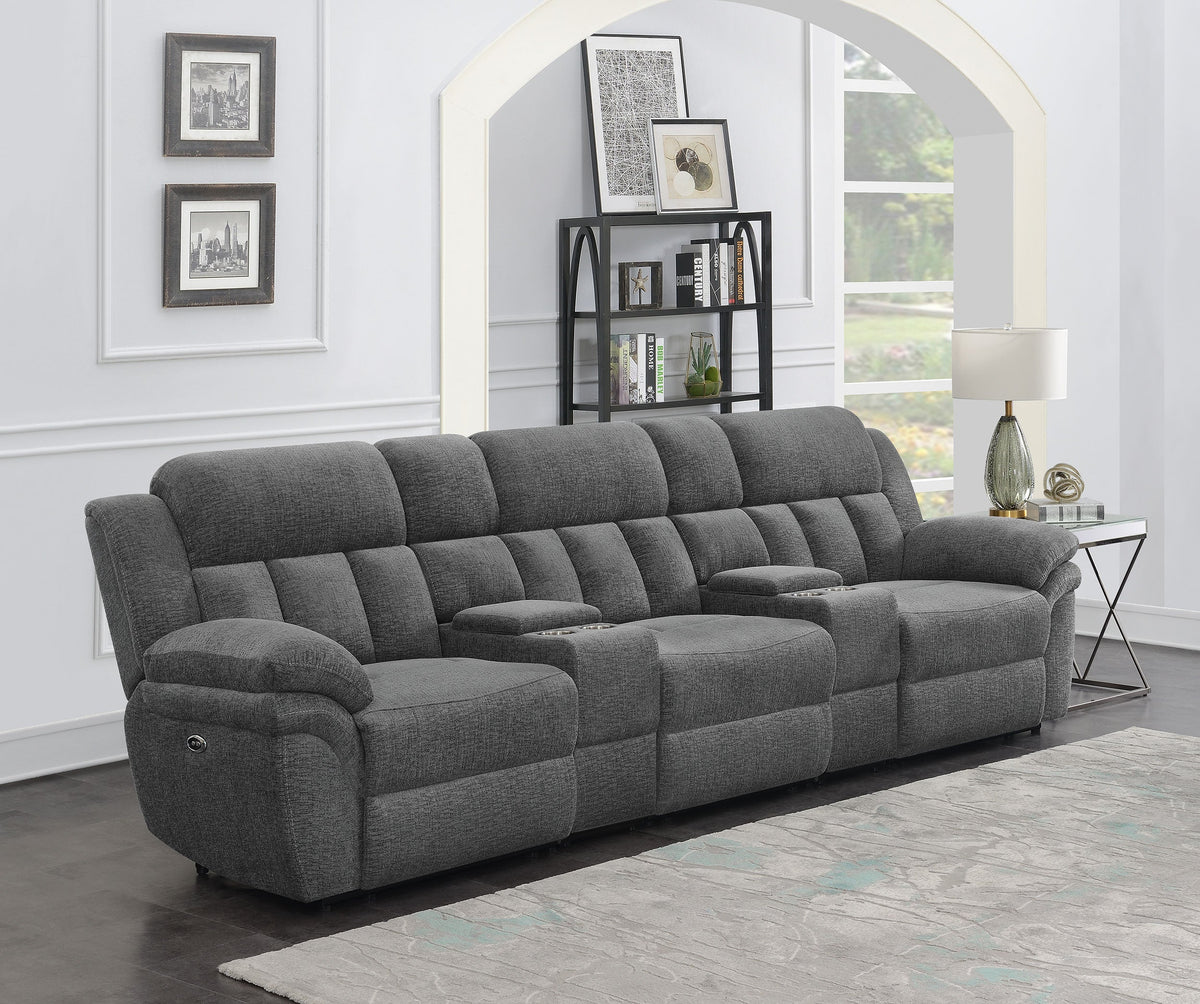 Bahrain  Power Home Theater Seating Charcoal