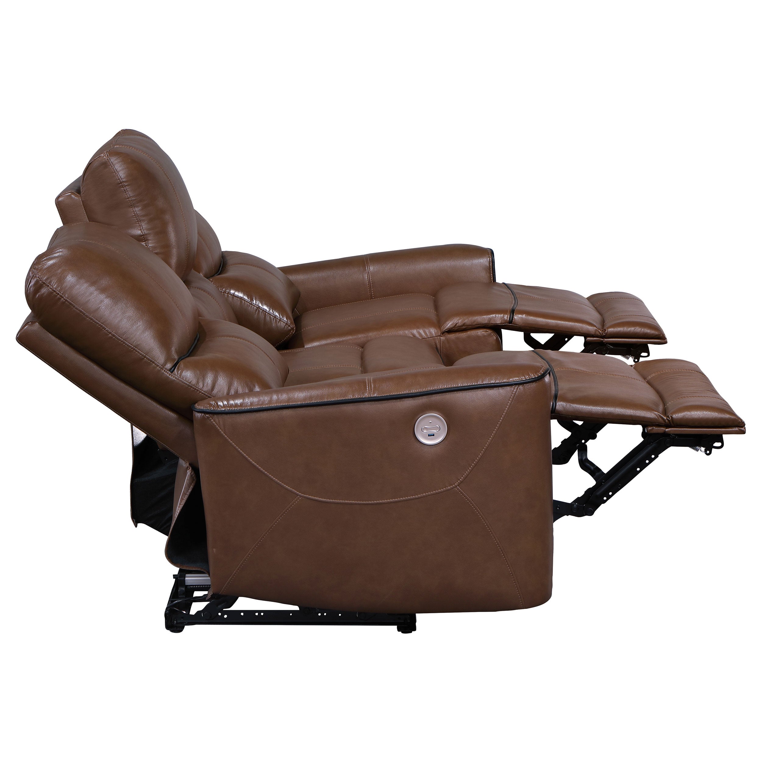 Greenfield  Power Reclining Sofa Set Dove Grey