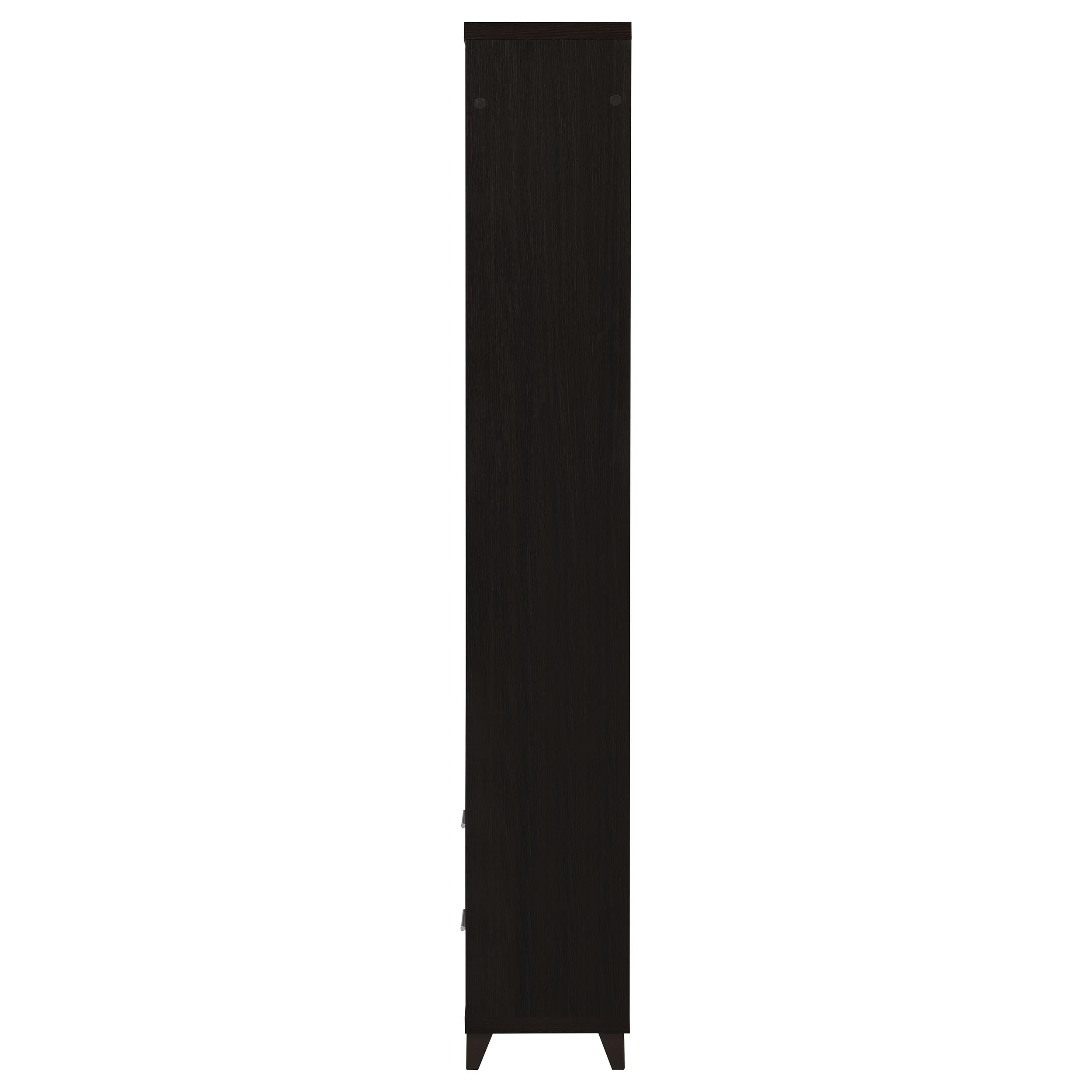 Laughlin 3-shelf Engineered Wood Media Tower Dark Pine
