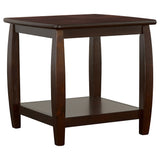 Dixon 1-shelf Rectangular Wood Side Table Cappuccino
