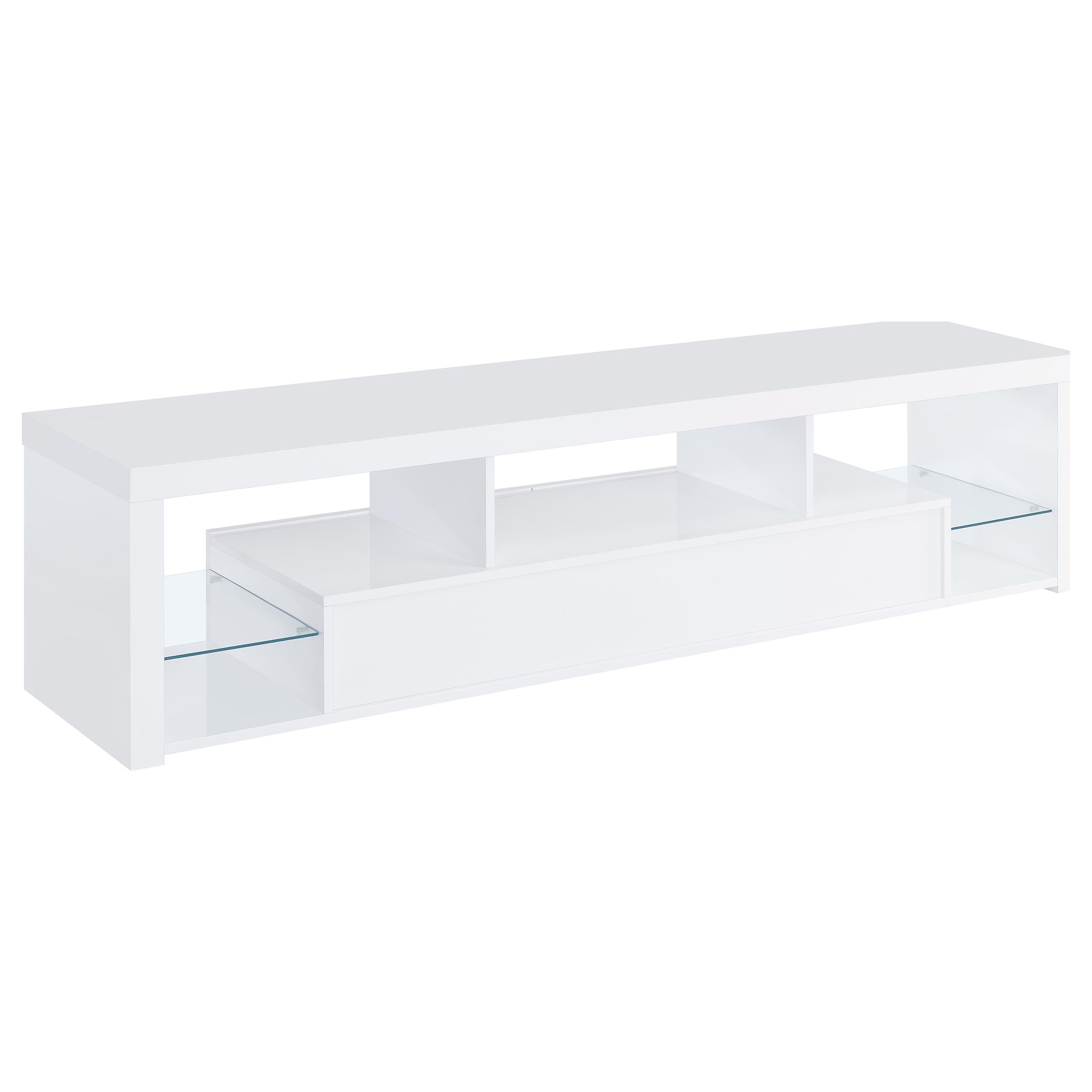 Jude  71-inch TV Entertainment Center White High Gloss
