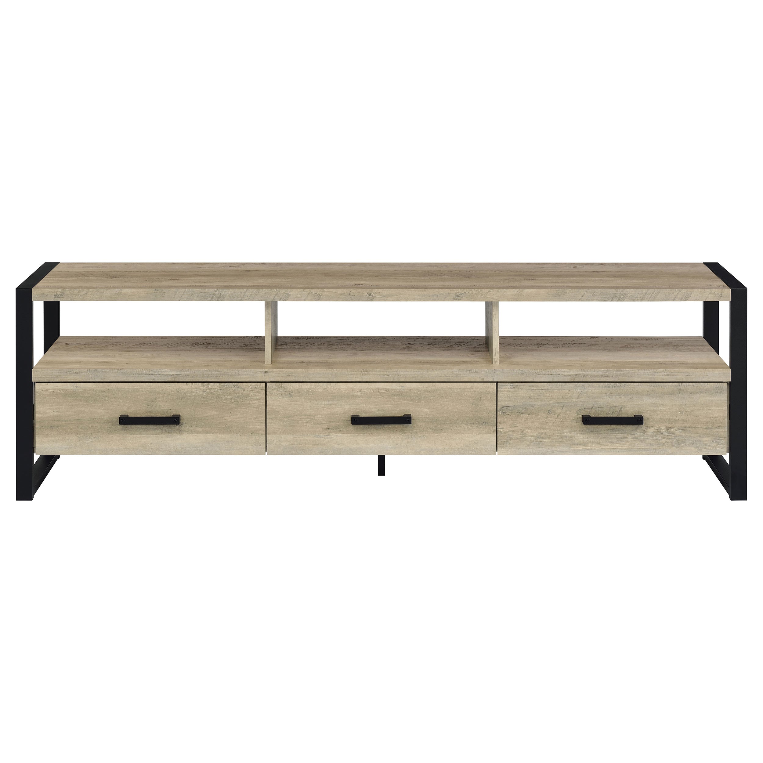 James 2-drawer Engineered Wood 48-inch TV Stand Dark Pine
