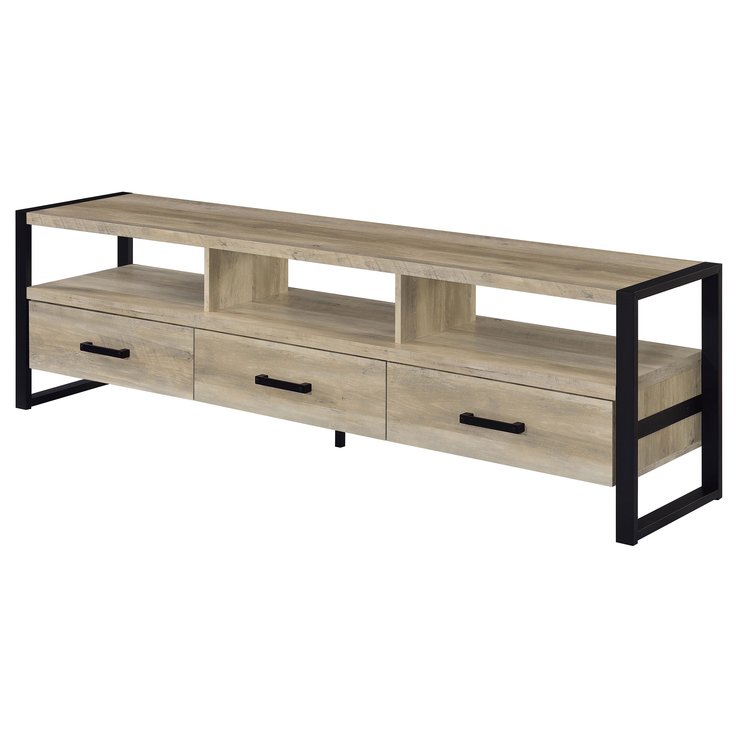 James 2-drawer Engineered Wood 48-inch TV Stand Dark Pine