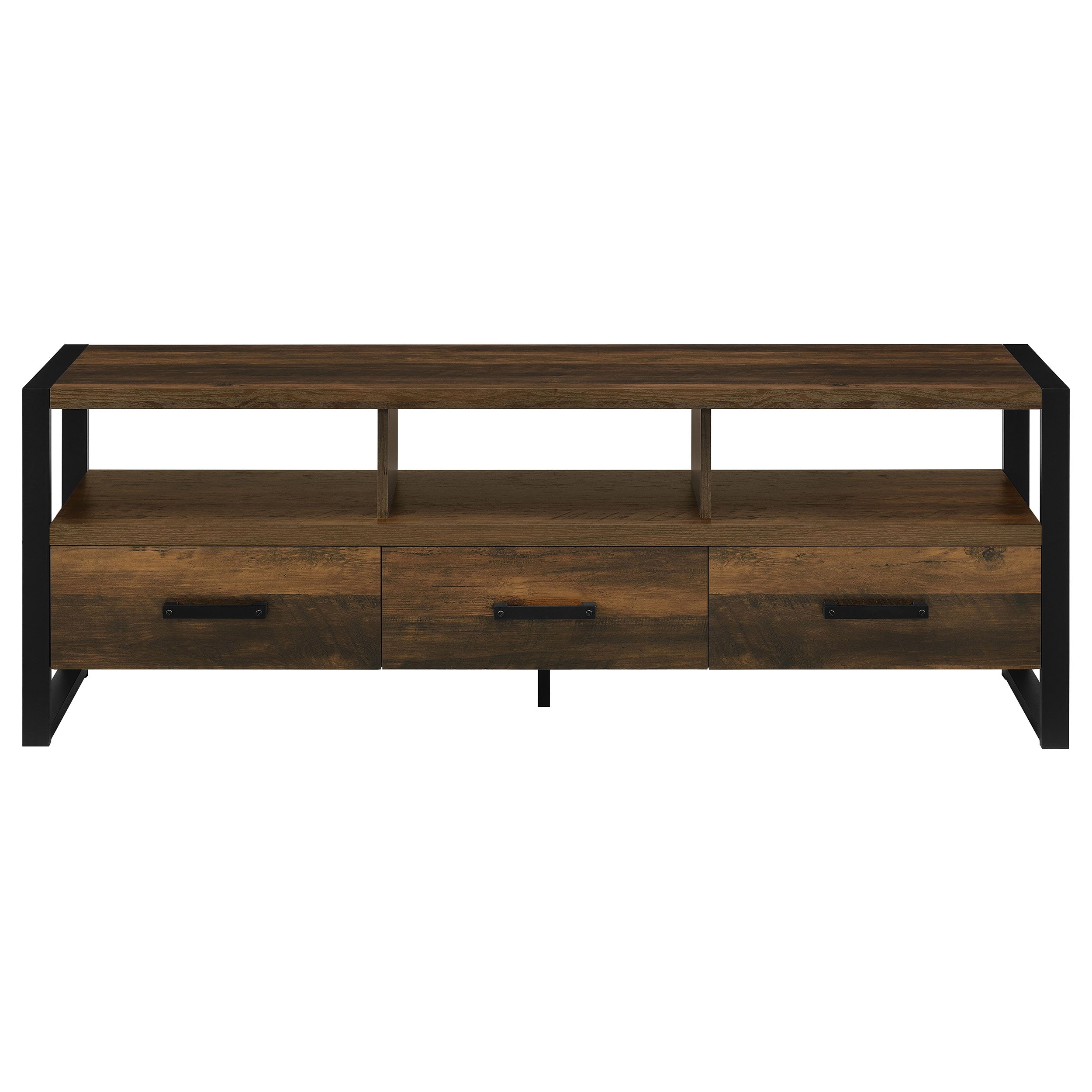 James 2-drawer Engineered Wood 48-inch TV Stand Dark Pine