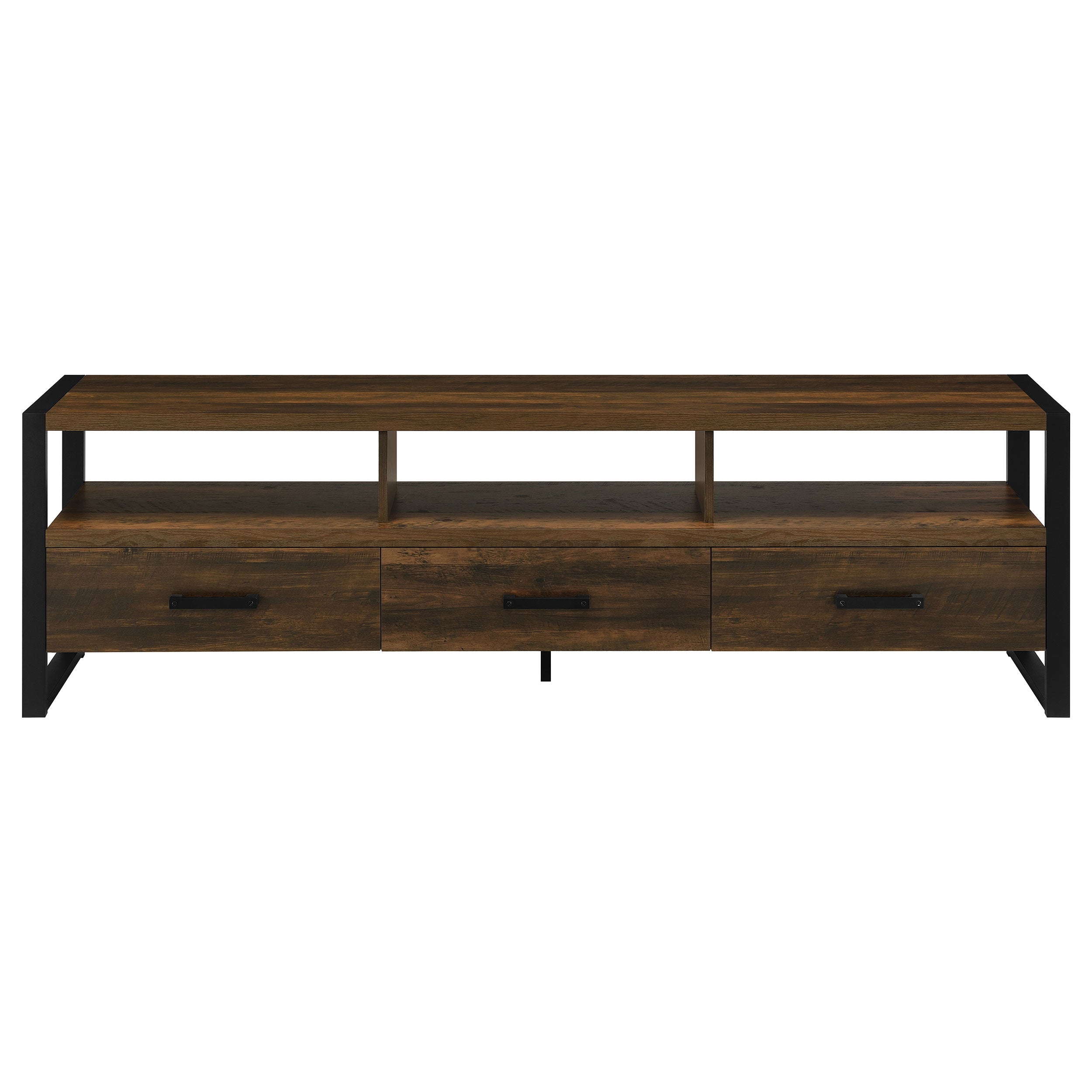 James 2-drawer Engineered Wood 48-inch TV Stand Dark Pine