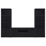 Winfield  Entertainment Center 60-inch TV Stand Black