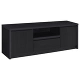 Winfield  Entertainment Center 60-inch TV Stand Black