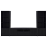 Winfield  Entertainment Center 78-inch TV Stand Black