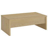 Canoga Engineered Wood Lift Top Coffee Table Light Oak