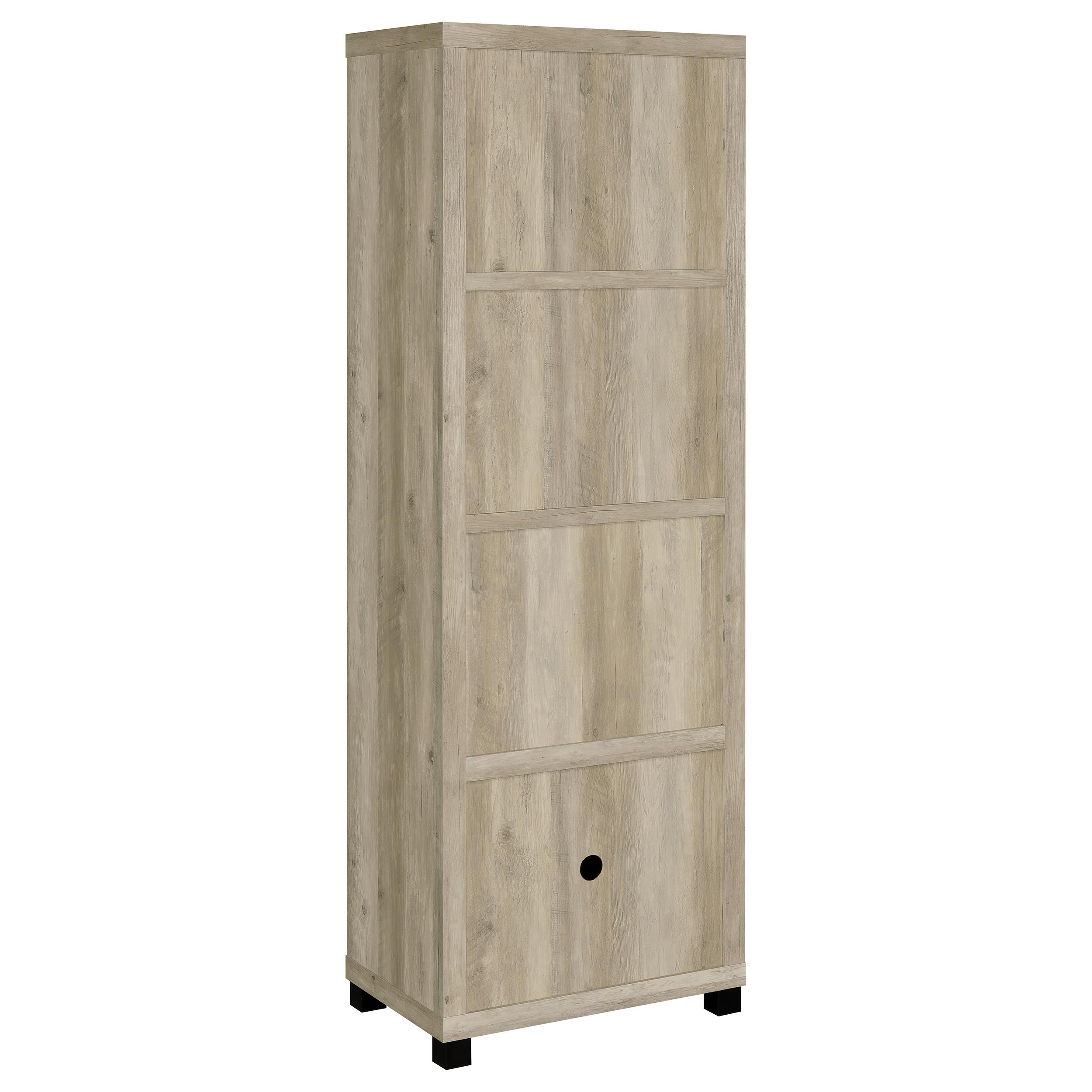 Sachin 3-shelf Engineered Wood Media Tower Dark Pine
