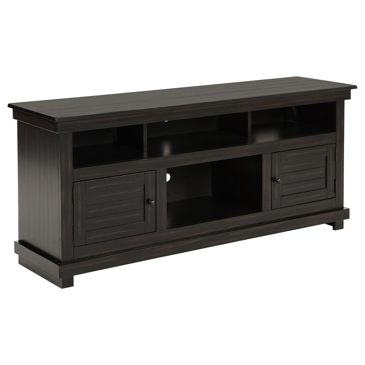 Payne 60-inch TV Stand Media Console Distressed Brown