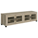 Sachin  79-inch TV Entertainment Center Antique Pine