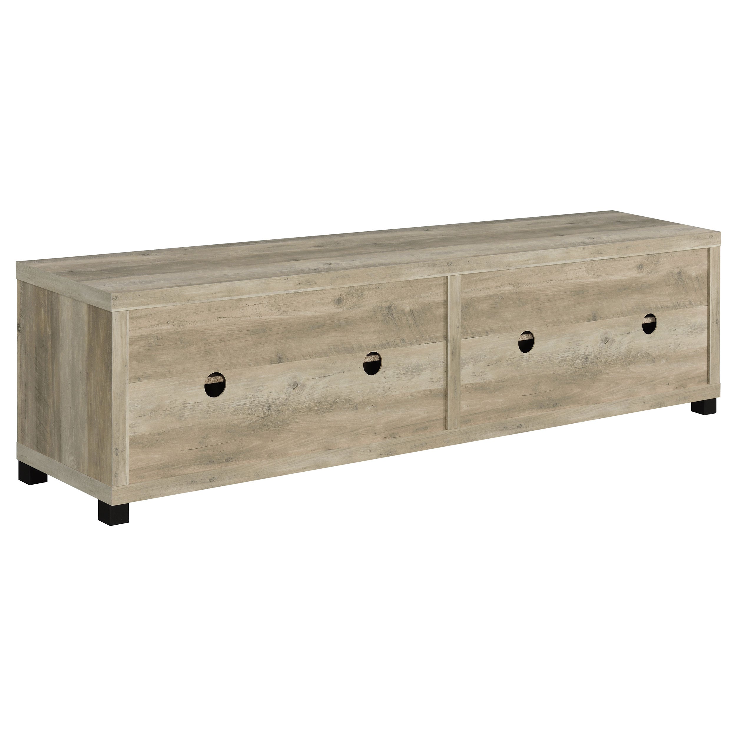 Sachin  79-inch TV Entertainment Center Antique Pine
