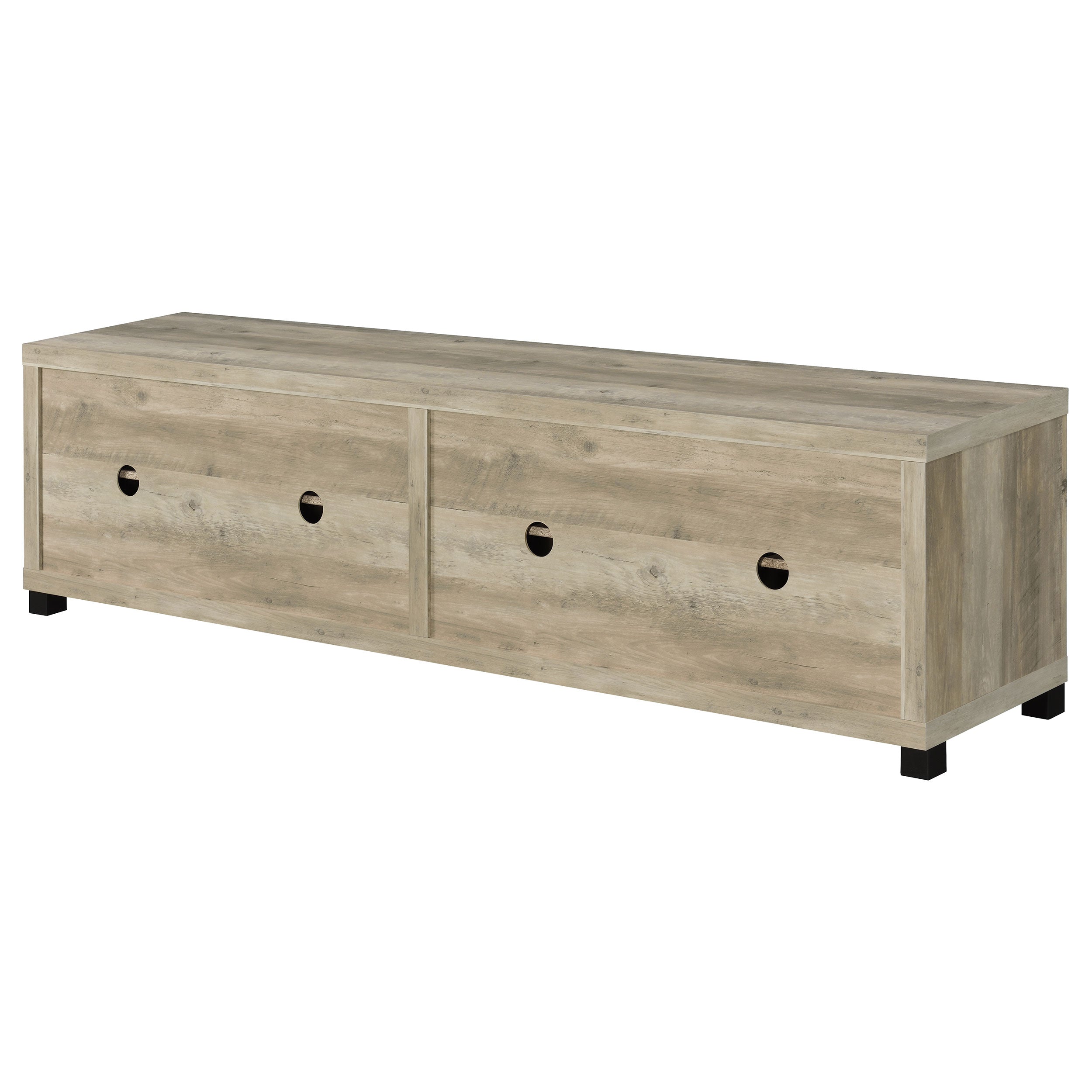 Sachin  79-inch TV Entertainment Center Antique Pine