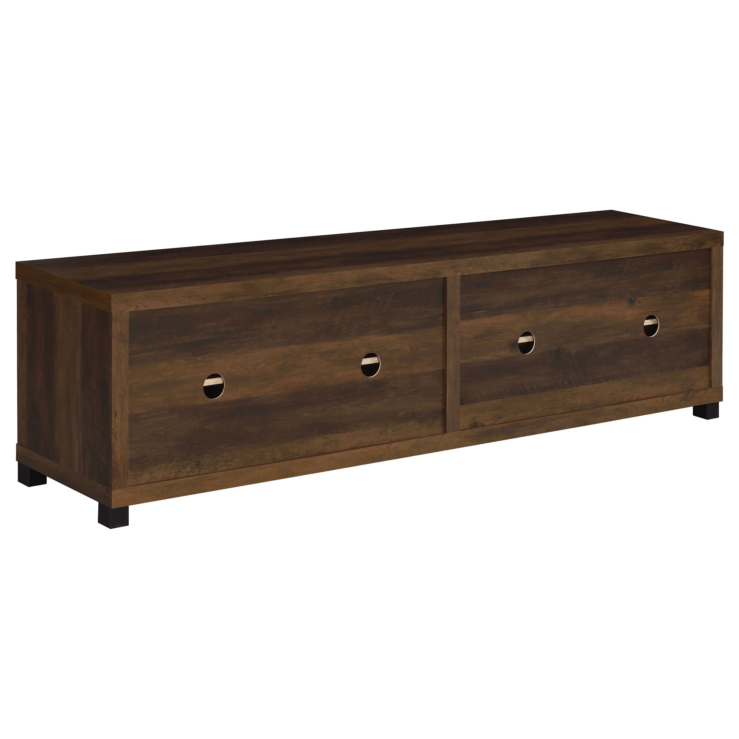 Sachin  79-inch TV Entertainment Center Antique Pine