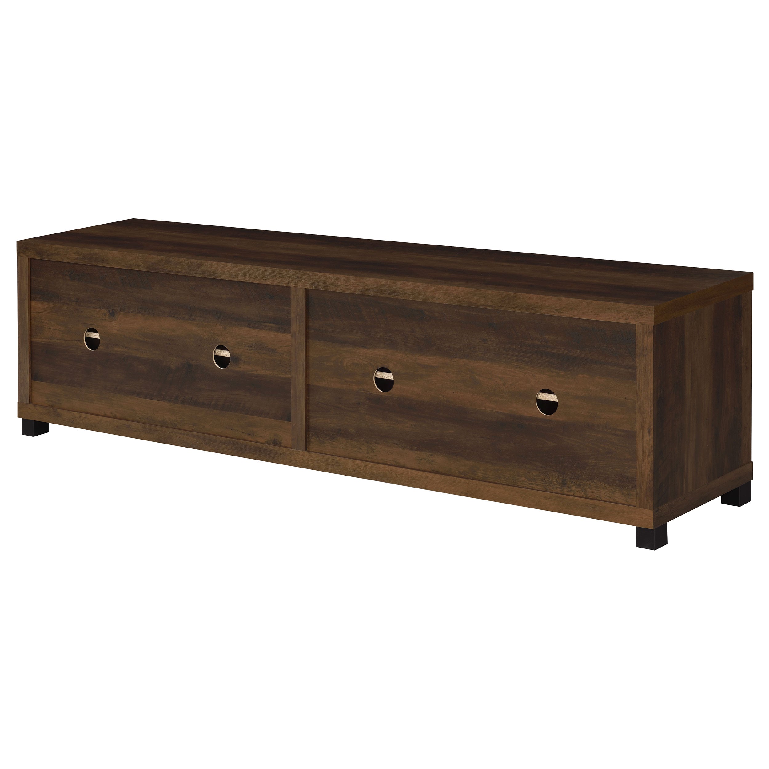 Sachin  79-inch TV Entertainment Center Antique Pine