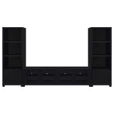 Jupiter  Entertainment Center 79-inch TV Stand Black