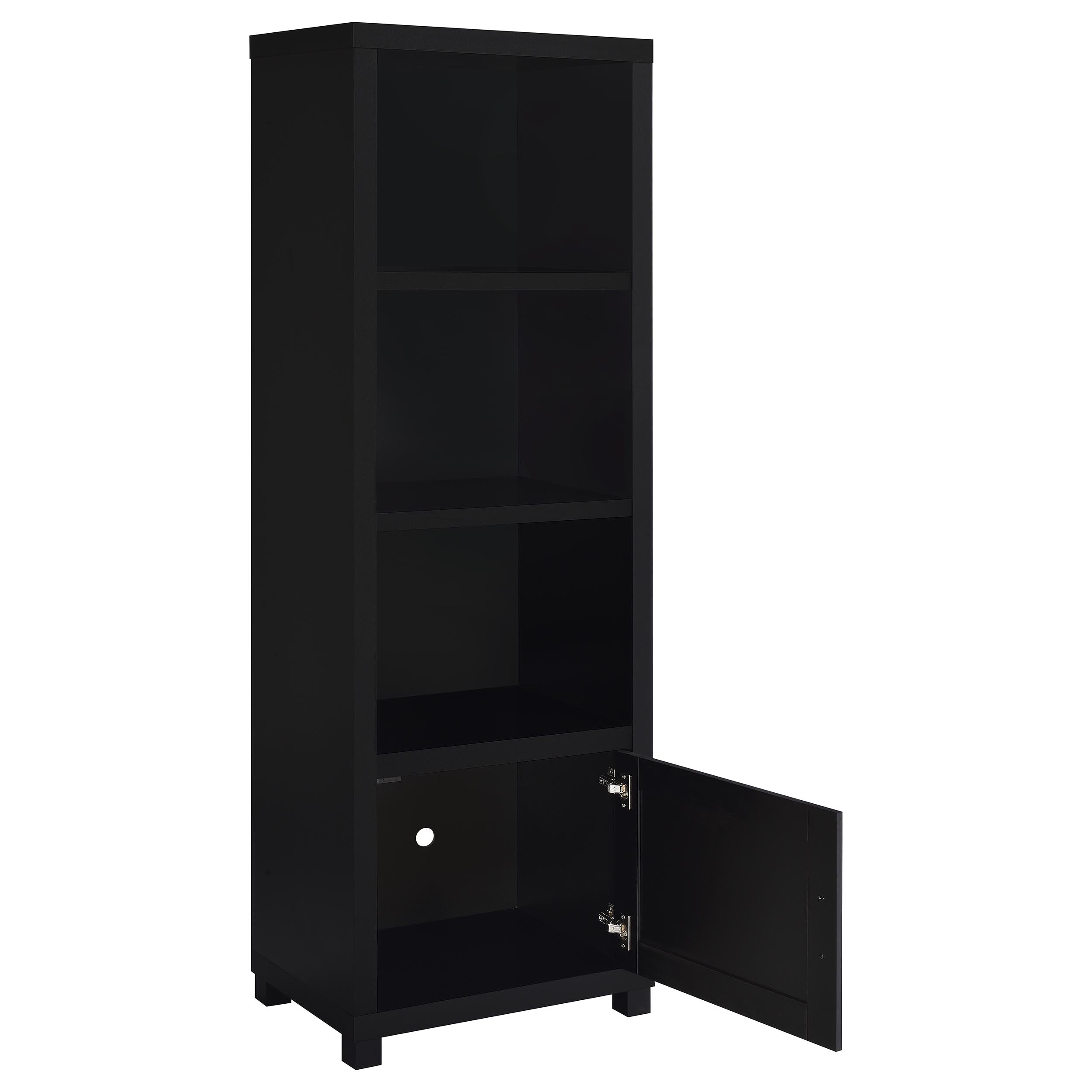 Jupiter  Entertainment Center 79-inch TV Stand Black