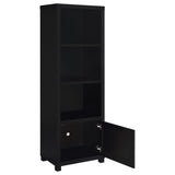 Jupiter  Entertainment Center 79-inch TV Stand Black