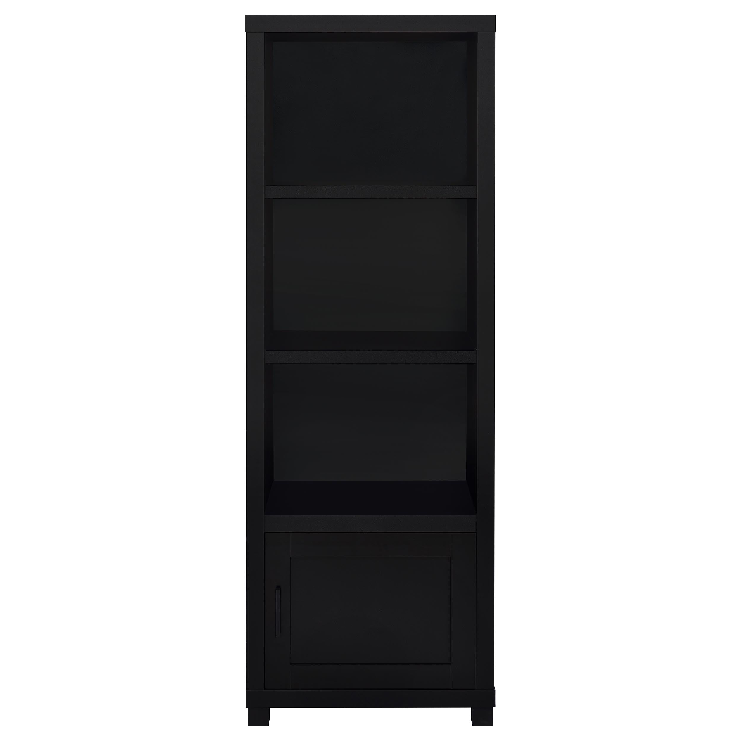 Jupiter  Entertainment Center 79-inch TV Stand Black
